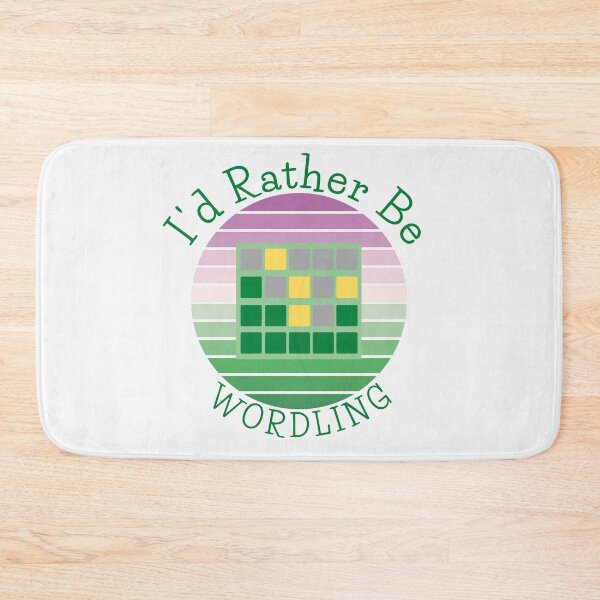 Item preview, Wordle-I'd Rather be Wordling-Wordle Gamer designed and sold by Spiritualish.