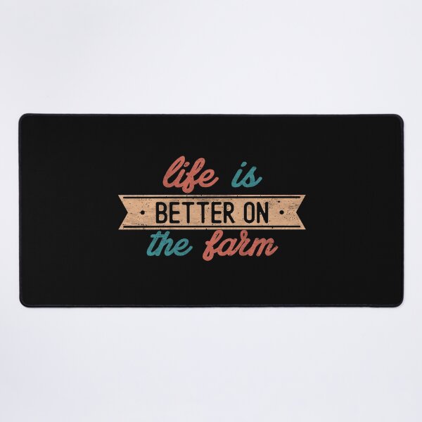 Item preview, Vintage Life Is Better On The Farm Farmer Funny Farming Quote designed and sold by alenaz.