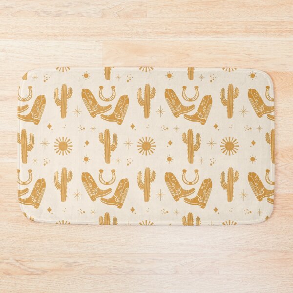 Item preview, Cowboy Boots Boho Yellow Pattern Western designed and sold by Groovysheck.