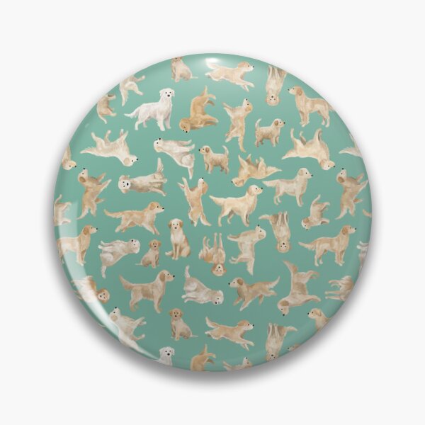 Item preview, The Golden Retriever Green Version designed and sold by Elspeth Rose Design.