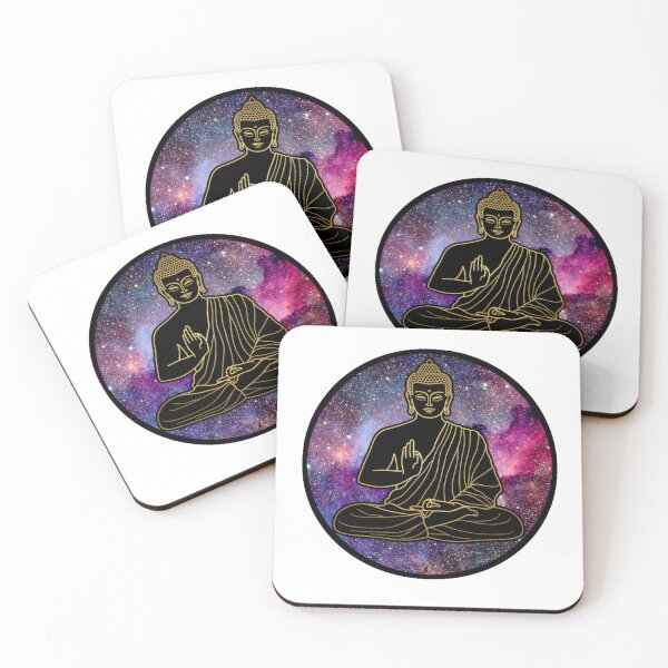 Item preview, Buddha Meditation Universe Yoga Spiritual Buddhism  designed and sold by HootVault.