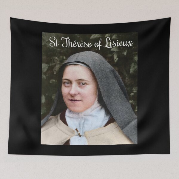 Item preview, St. Therese of Lisieux little flower photo in colour, catholic and Christian gifts, little flower, st therese of the child of jesus, nun designed and sold by St Joseph Art.