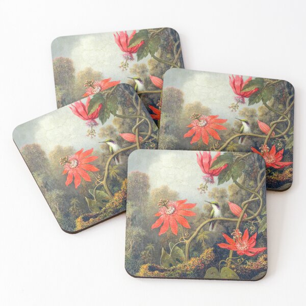 Item preview, Hummingbird and Passionflowers by Martin Johnson Heade designed and sold by InHerits.