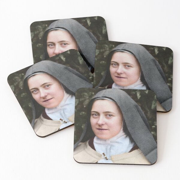 Item preview, St. Therese of Lisieux little flower photo in colour, catholic and Christian gifts, little flower, st therese of the child of jesus, nun designed and sold by St Joseph Art.