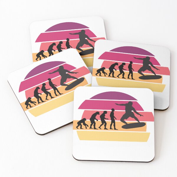 Item preview, Evolution of humanity SURFING designed and sold by Cheerocki.