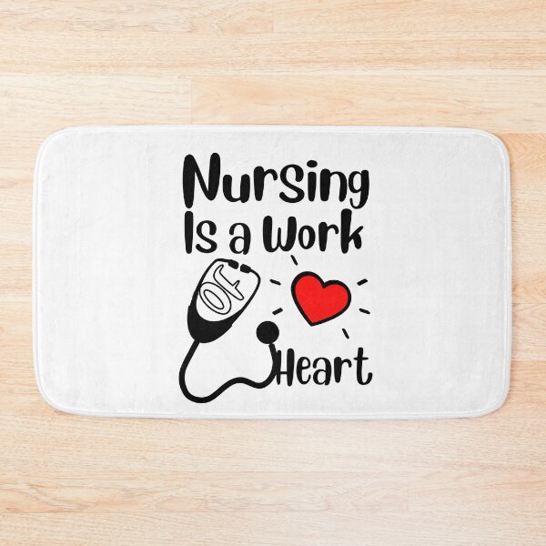 Item preview, Love Quote: Nursing Is A Work Of Heart designed and sold by AmeliaStore1.