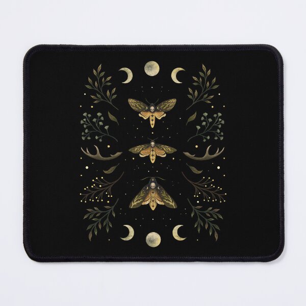 Item preview, Death Head Moths Night designed and sold by episodicDrawing.