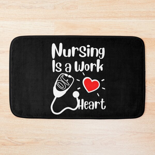 Item preview, Love Quote: Nursing Is A Work Of Heart designed and sold by AmeliaStore1.