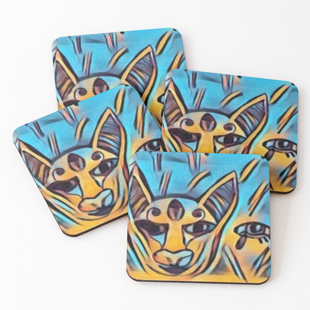 Aperçu de l'œuvre Dessous de verre (lot de 4) créée et vendue par JLDesignLabel.