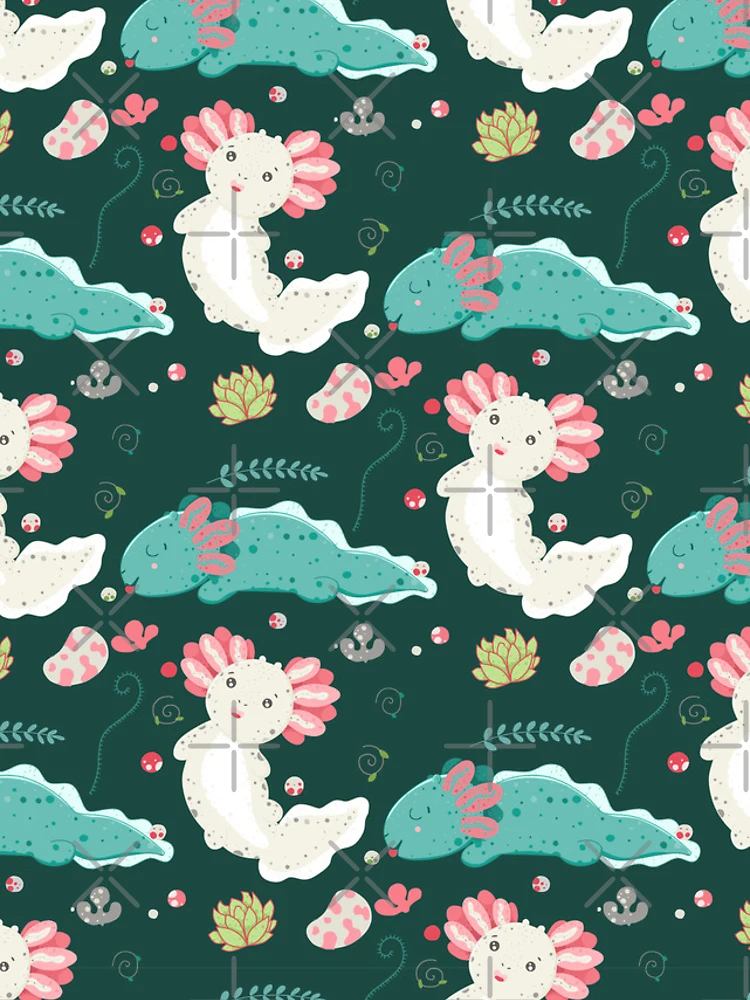 Thumbnail 4 of 4, iPhone Case, Axolotl Pattern Design designed and sold by Youpattern.