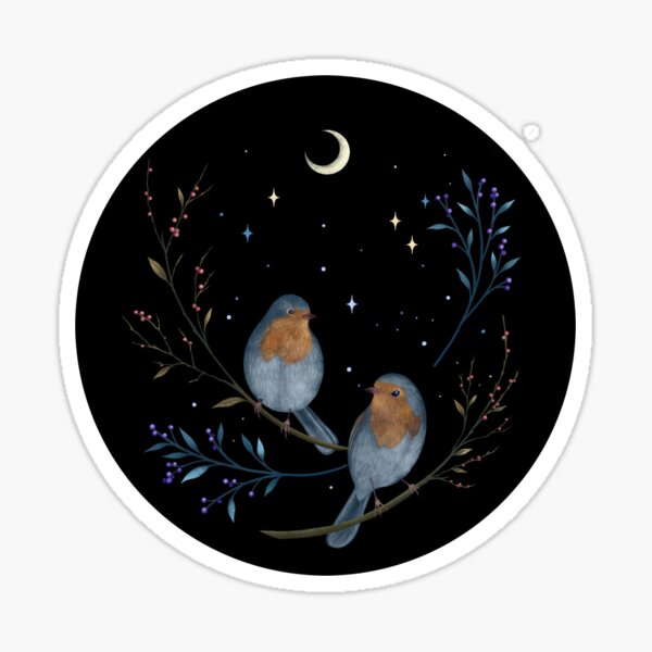Item preview, Birds and Berries designed and sold by episodicDrawing.