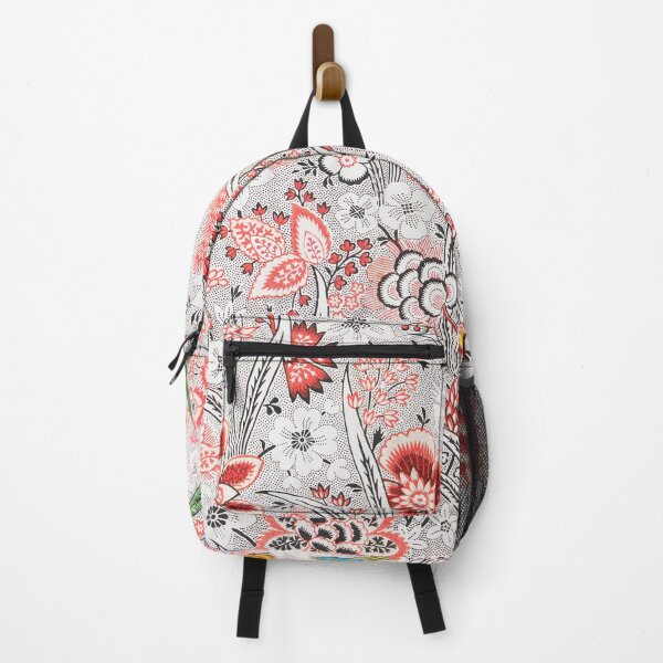 Item preview, Victorian Grey And Red Vintage Floral Pattern Painting designed and sold by Tamas Das.