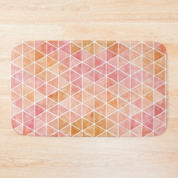 Artikelvorschau, Earthy Watercolour Triangles entworfen und verkauft von RebeccaFlaherty.