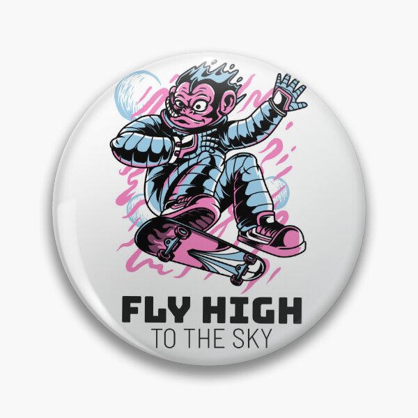 Item preview, Fly high to the sky skater streetwear designed and sold by deluxis.