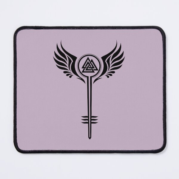 Item preview, Valkyrie Symbol with Odins Valknut designed and sold by nitty-gritty.