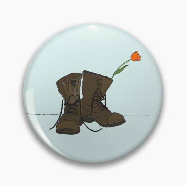 Item preview, Old Leather Boots with a Blooming Tulip Flower designed and sold by MitchLeonards.