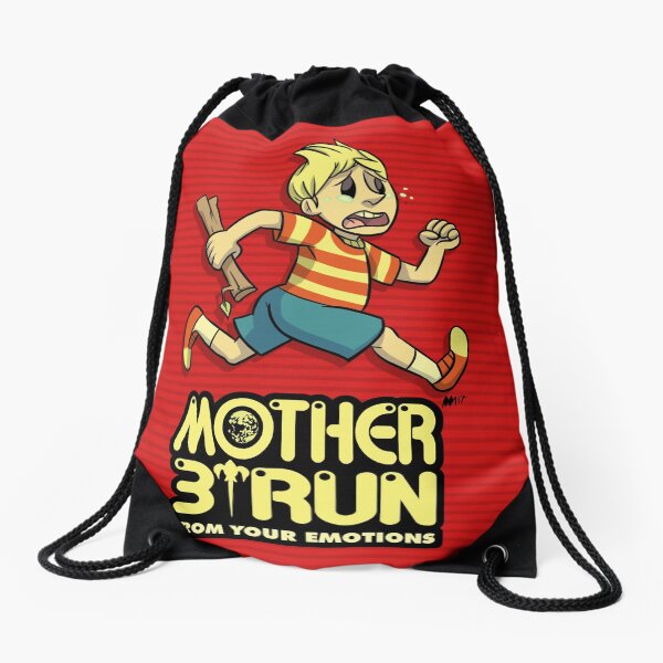 Mother 3- Run... From Your Emotions Drawstring Bag