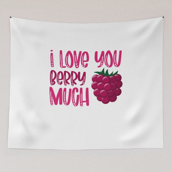 Item preview, I Love you Berry Much designed and sold by ErmessThiings.
