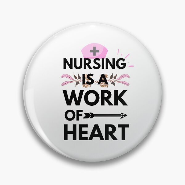 Item preview, Love Quote: Nursing Is A Work Of Heart designed and sold by AmeliaStore1.