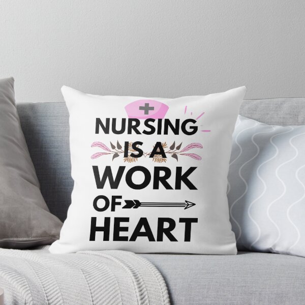 Item preview, Love Quote: Nursing Is A Work Of Heart designed and sold by AmeliaStore1.