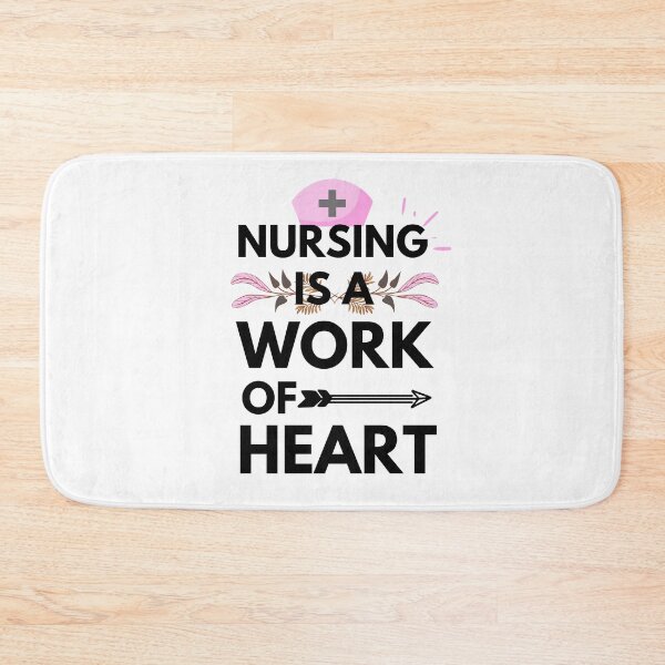 Item preview, Love Quote: Nursing Is A Work Of Heart designed and sold by AmeliaStore1.