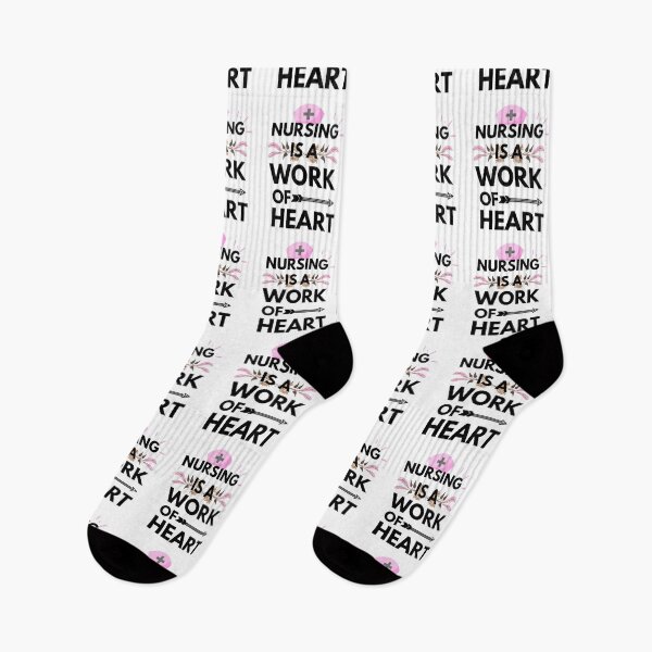 Item preview, Love Quote: Nursing Is A Work Of Heart designed and sold by AmeliaStore1.