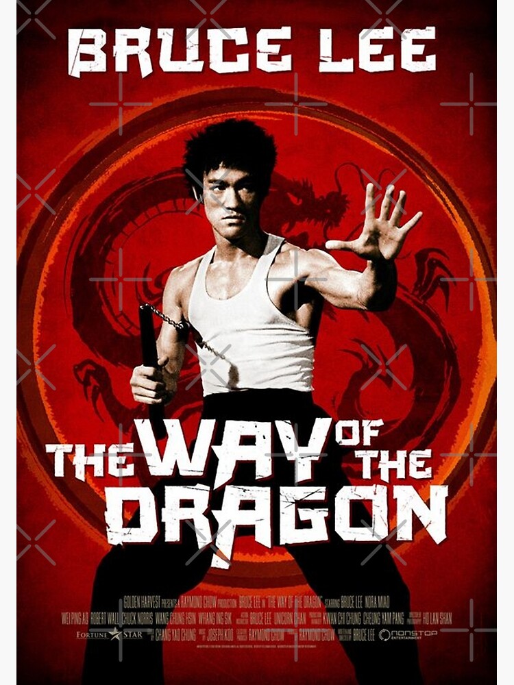 The Way of the Dragon by Bruce Lee Movie Poster