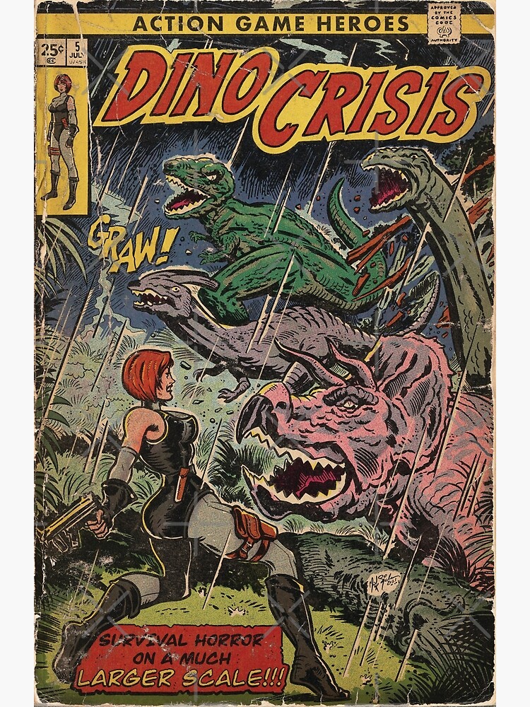 DINO CRISIS Game Poster Game Art Horror Game Print 