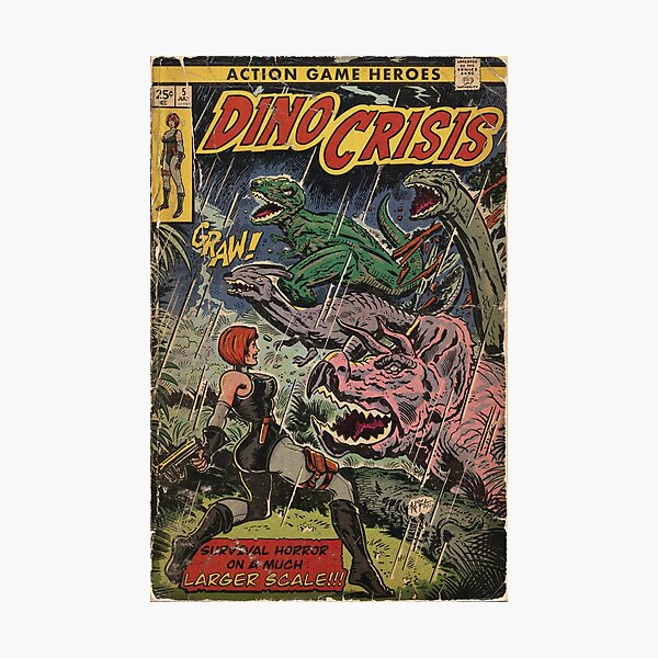 Artikel-Vorschau von „GRAW!“ Dinos Comic-Cover-Fan-Art, designt und verkauft von MarkScicluna.