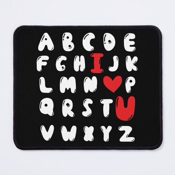Item preview, ABC Alphabet I Love You English Teacher Valentines day designed and sold by ART-SOUF.