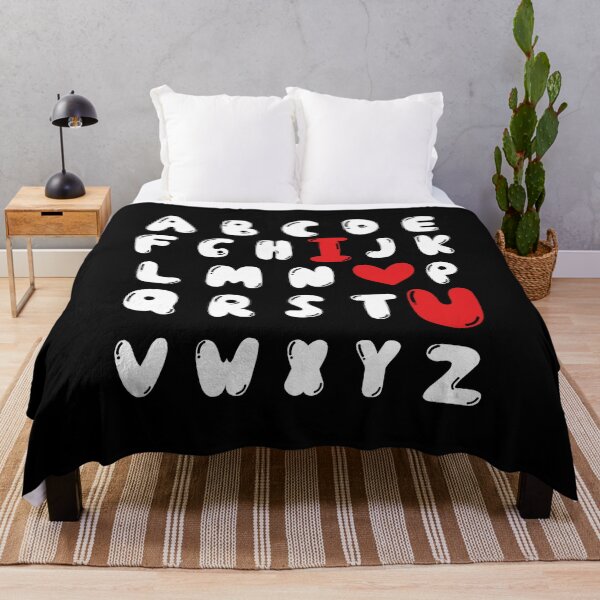 Item preview, ABC Alphabet I Love You English Teacher Valentines day designed and sold by ART-SOUF.