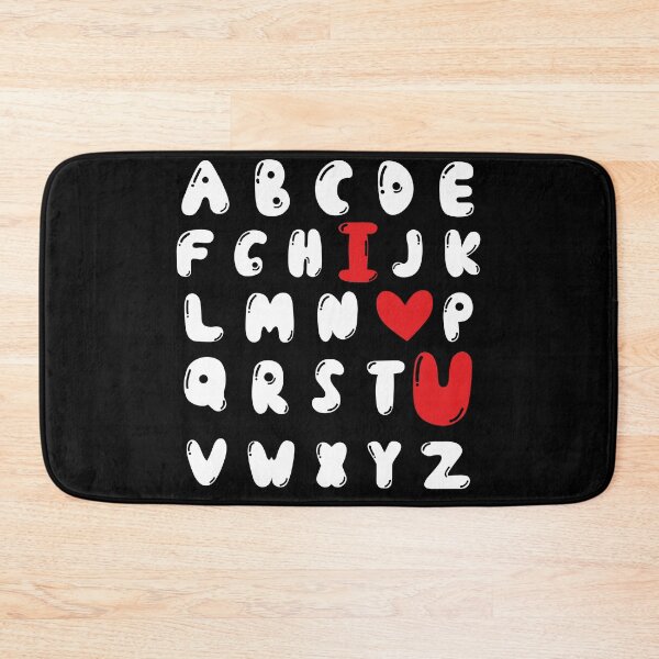 Item preview, ABC Alphabet I Love You English Teacher Valentines day designed and sold by ART-SOUF.