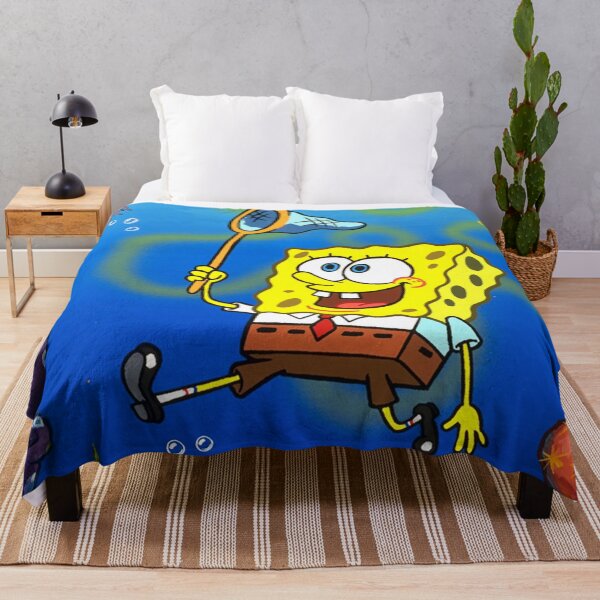 Vista previa del artículo con la obra «Bob Esponja Pantalones Cuadrados Medusas Diversión», diseñado y vendido por darcyartsy.