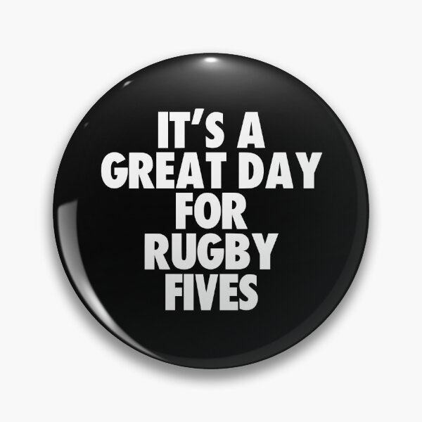 Item preview, It's a Great Day for Rugby Fives designed and sold by kindxinn.