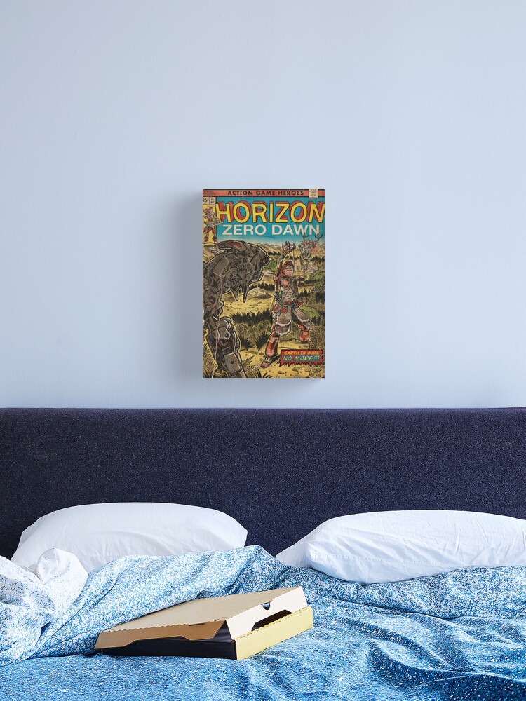Thumbnail 1 of 3, Canvas Print, Horizon Zero Dawn - comic cover fan art designed and sold by MarkScicluna.