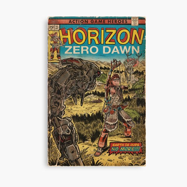Horizon Zero Dawn - comic cover fan art Canvas Print