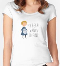 Sound of music maria Women's Fitted Scoop T-Shirt