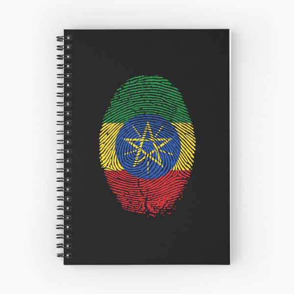 Item preview, Ethiopian Flag Finger Print DNA Ethiopia Patriotic Gifts  designed and sold by alenaz.
