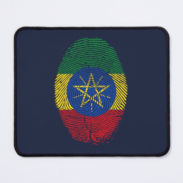 Item preview, Ethiopian Flag Finger Print DNA Ethiopia Patriotic Gifts designed and sold by alenaz.