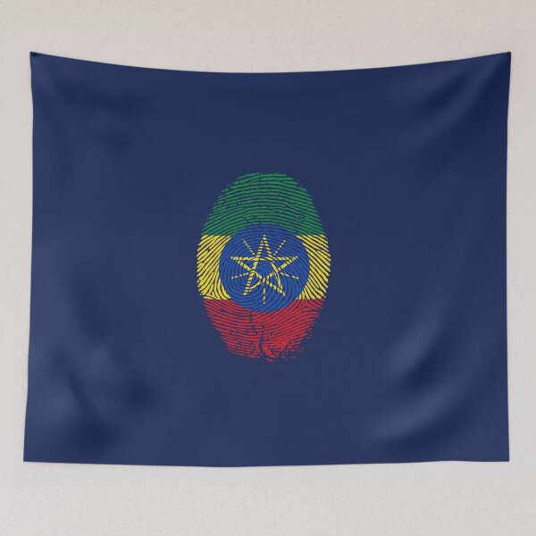 Item preview, Ethiopian Flag Finger Print DNA Ethiopia Patriotic Gifts  designed and sold by alenaz.