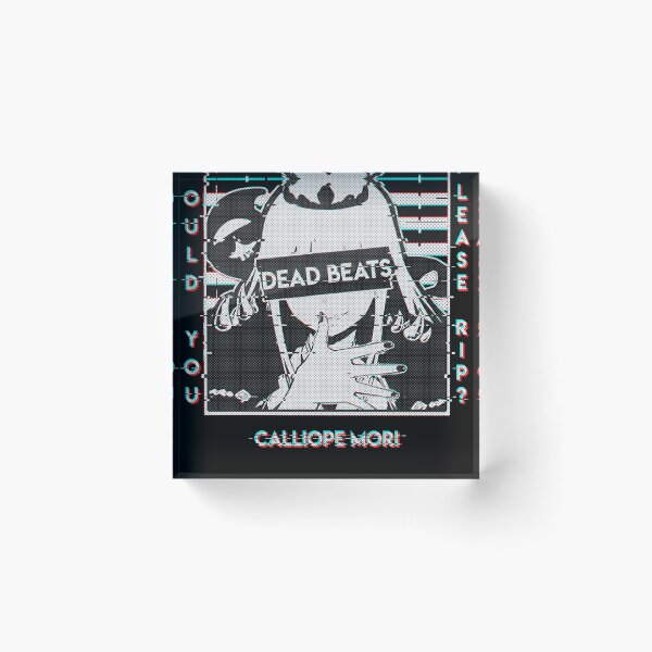 Artikelvorschau, Mori Calliope Hololive in Glitched Classic entworfen und verkauft von nichollehnse.