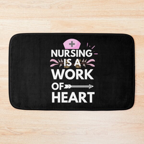 Item preview, Love Quote: Nursing Is A Work Of Heart designed and sold by AmeliaStore1.
