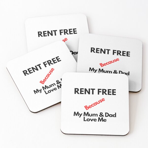 Item preview, Rent Free Because My Mum & Dad Love Me designed and sold by Yesmalady.