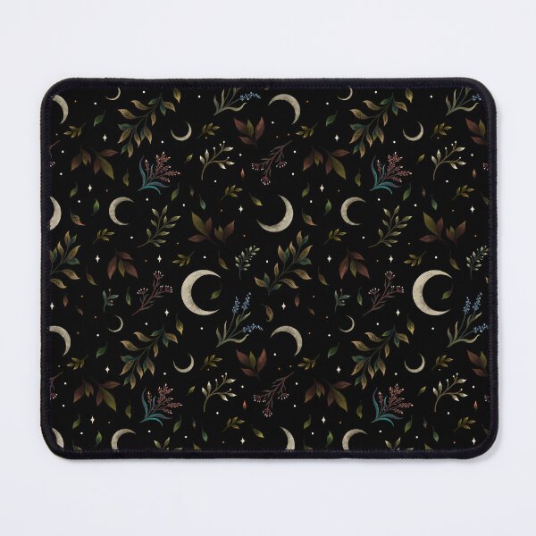 Crescent Moon Garden Mouse Pad
