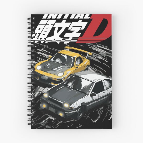 Item preview, Mountain Drift Racing Initial D Tandems AE86 vs FD rx-7 Classic designed and sold by nichollehnse.