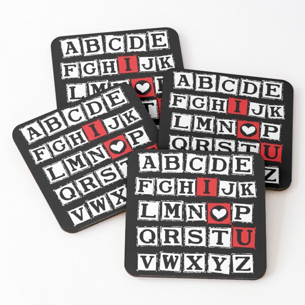 Item preview, ABC Alphabet I Love You English Teacher Valentines day designed and sold by ART-SOUF.