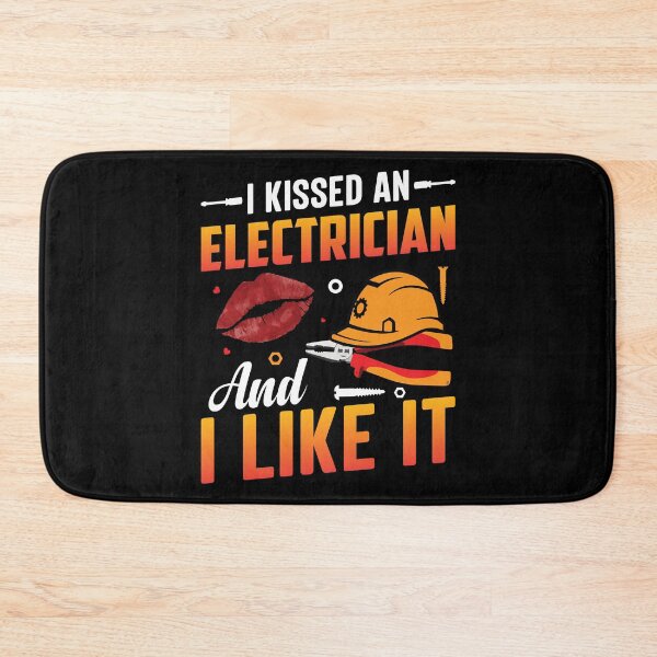 Item preview, I Kissed An Electrician And I Like It  | Funny Lineman Quotes | Electrical Lineman Gifts designed and sold by simplife-art.