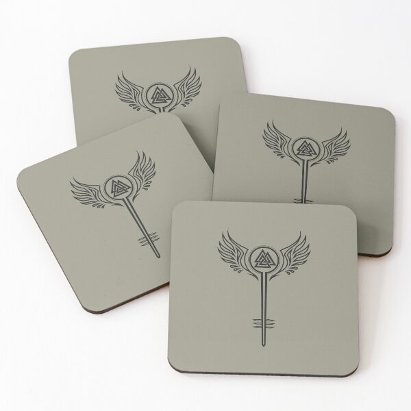Item preview, Valkyrie Symbol with Odins Valknut designed and sold by nitty-gritty.