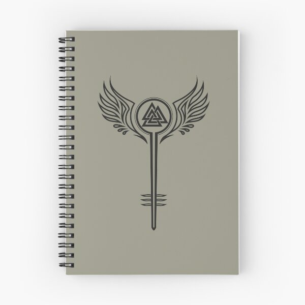 Item preview, Valkyrie Symbol with Odins Valknut designed and sold by nitty-gritty.