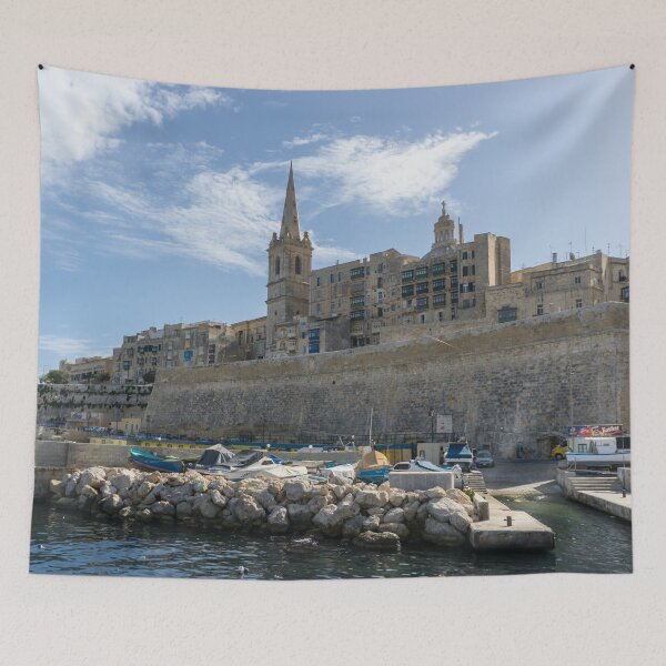 Item preview, Valletta Malta Skyline from the Sliema Ferry designed and sold by Georgia Mizuleva.